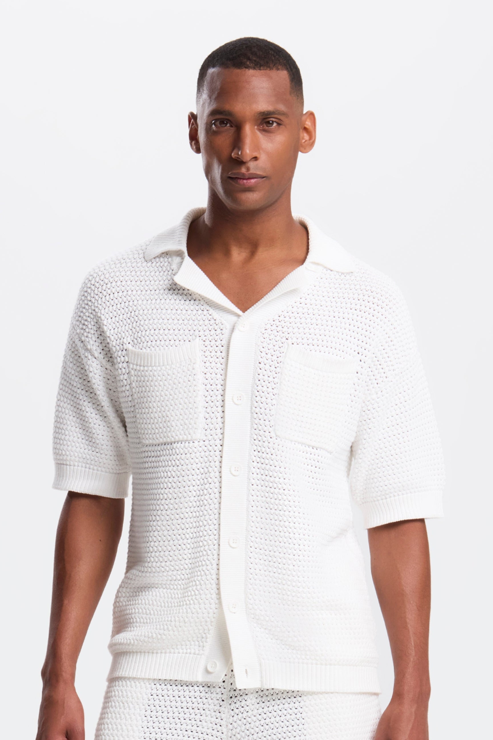 THE MATESE CROCHET SS SHIRT
