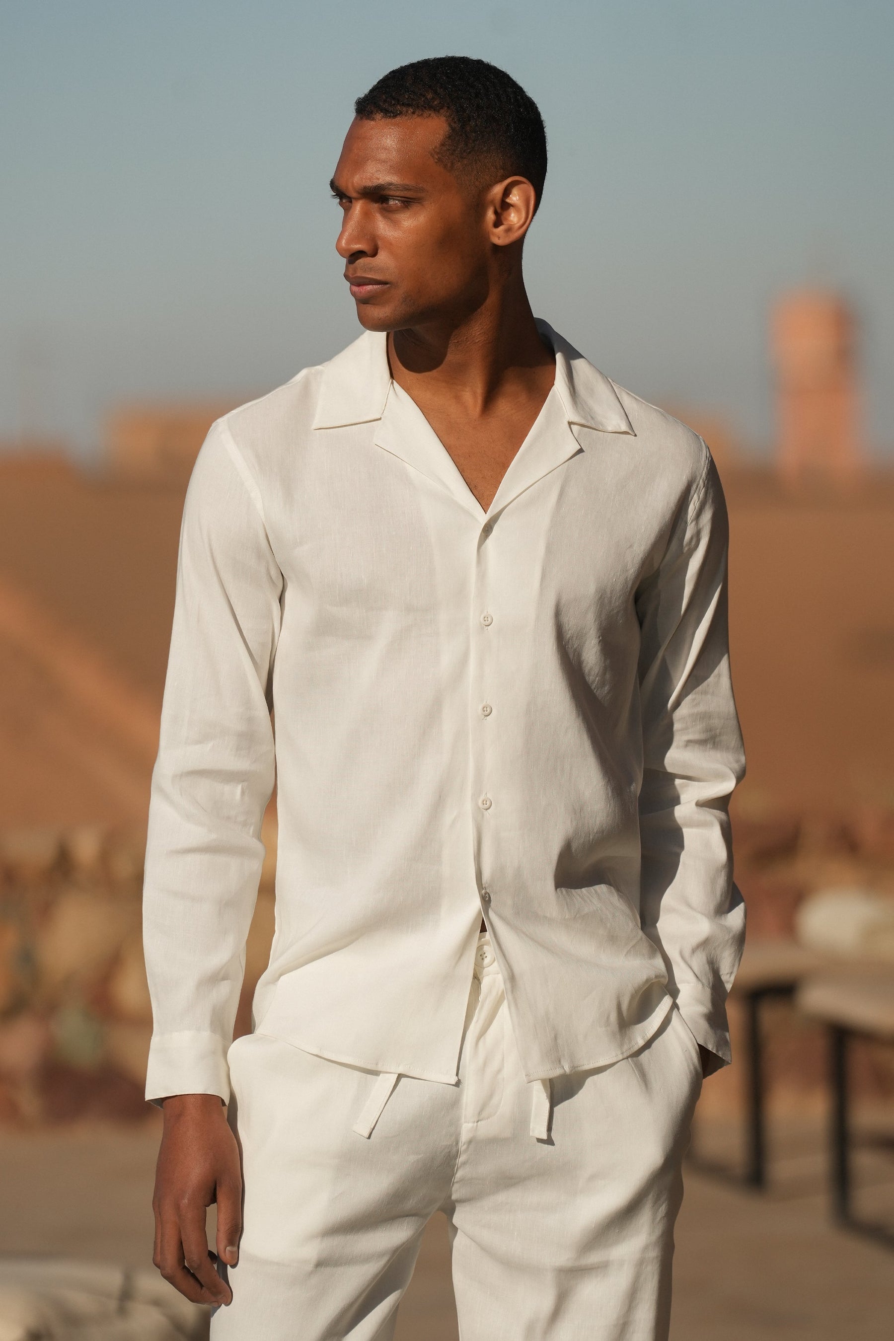 THE LINEN LS SHIRT