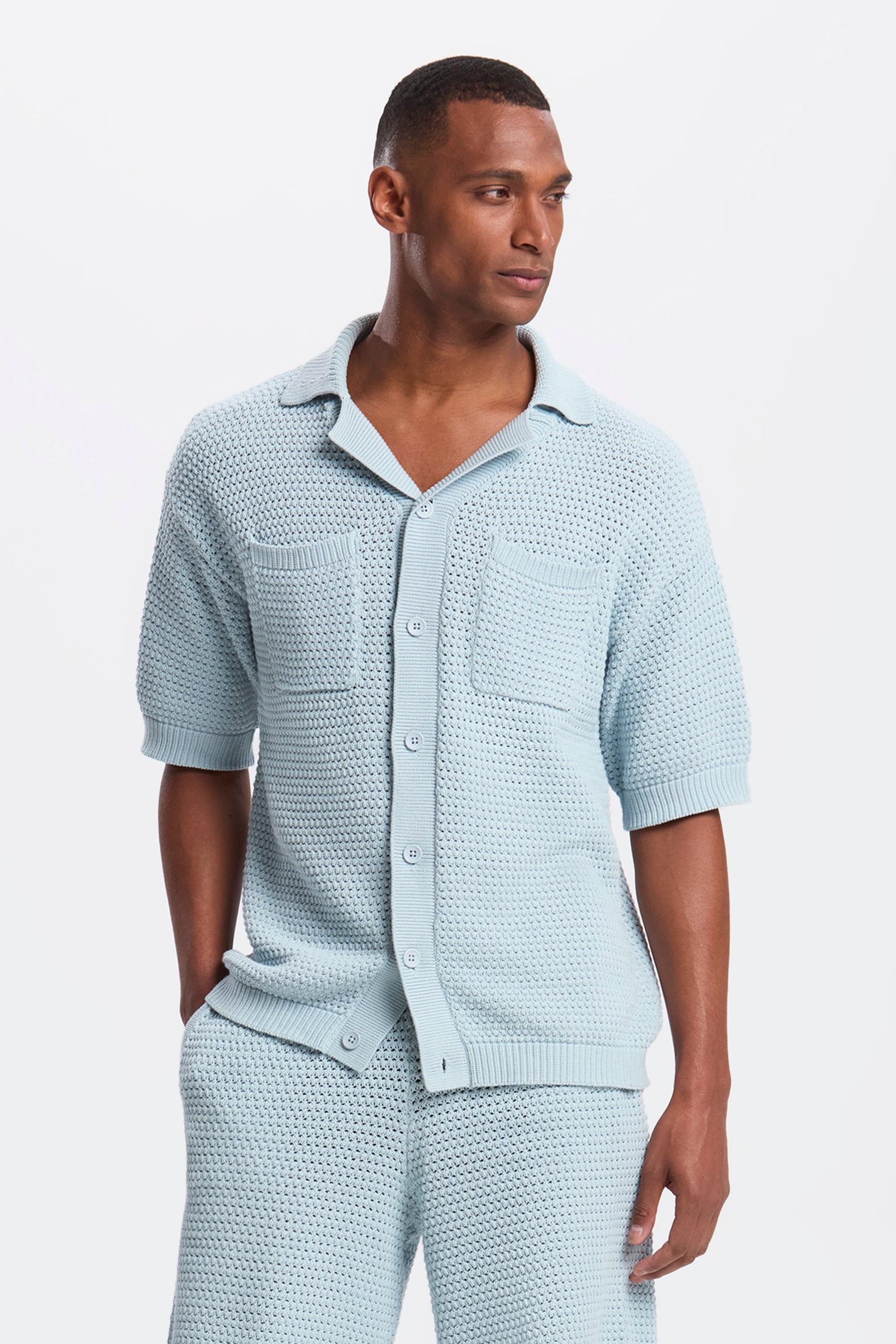 THE MATESE CROCHET SS SHIRT