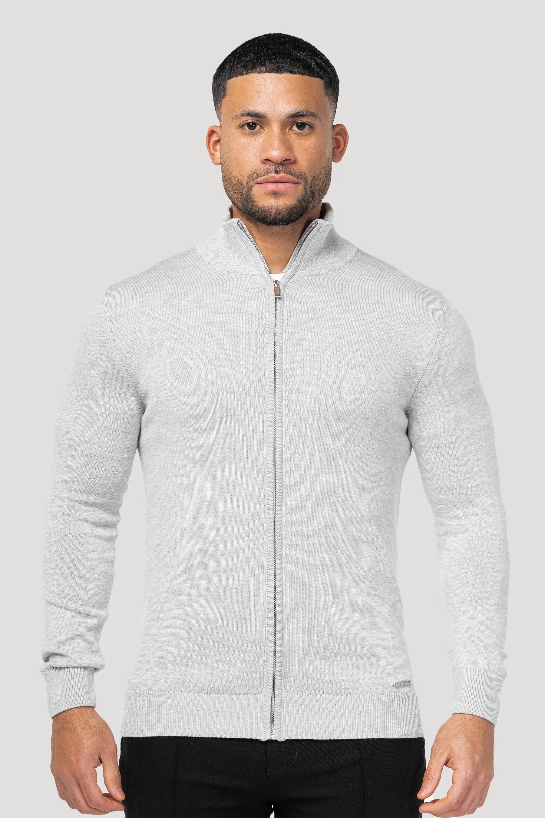 THE SANTONI FULL ZIP SWEATER