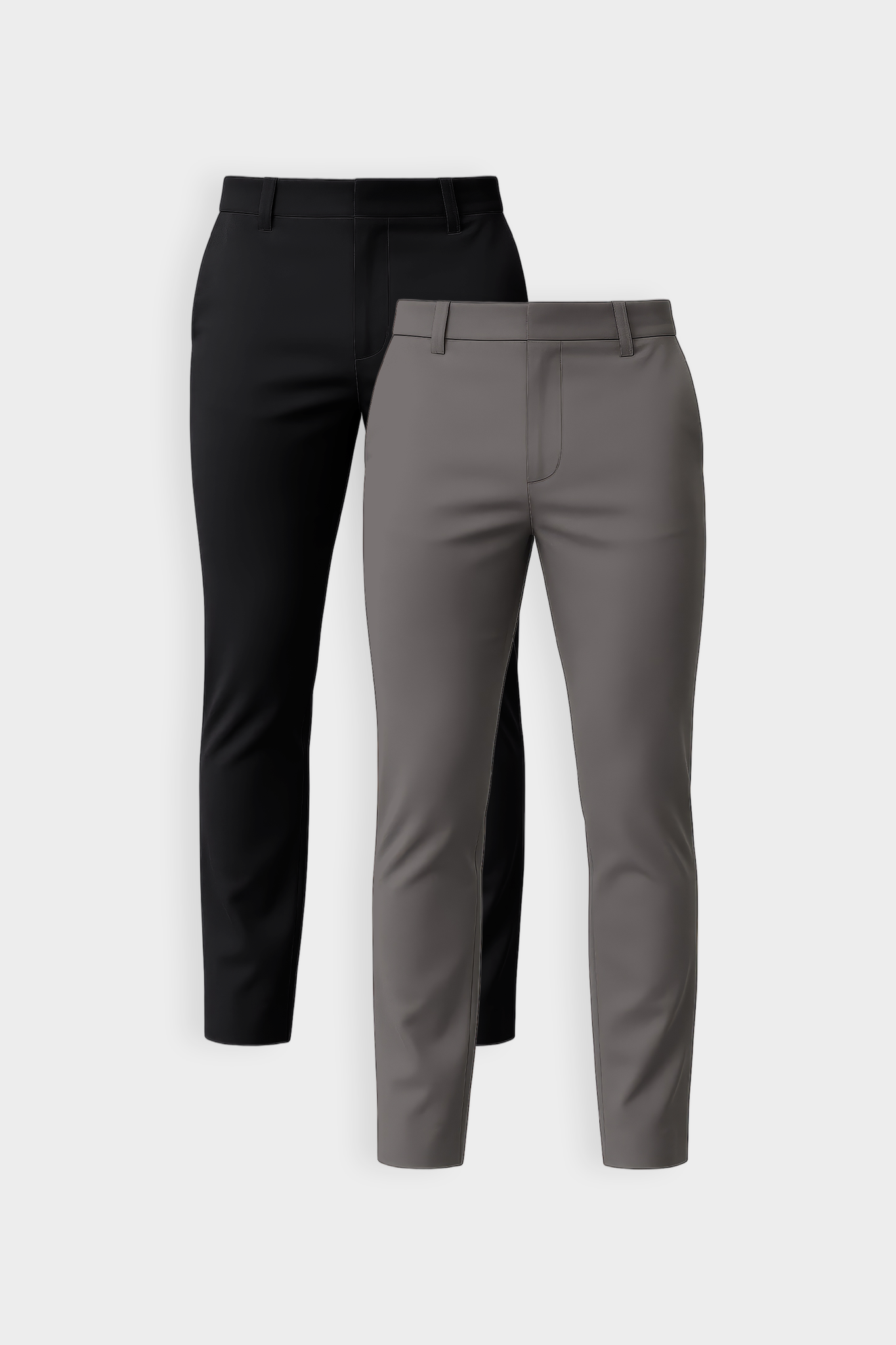 THE TECH TROUSER 2-PACK - Black / Pearl Grey