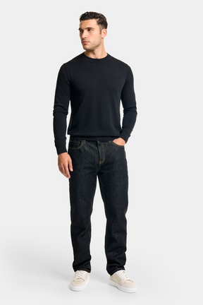 THE SANTONI CREWNECK SWEATER 2-PACK - Black / Mocca