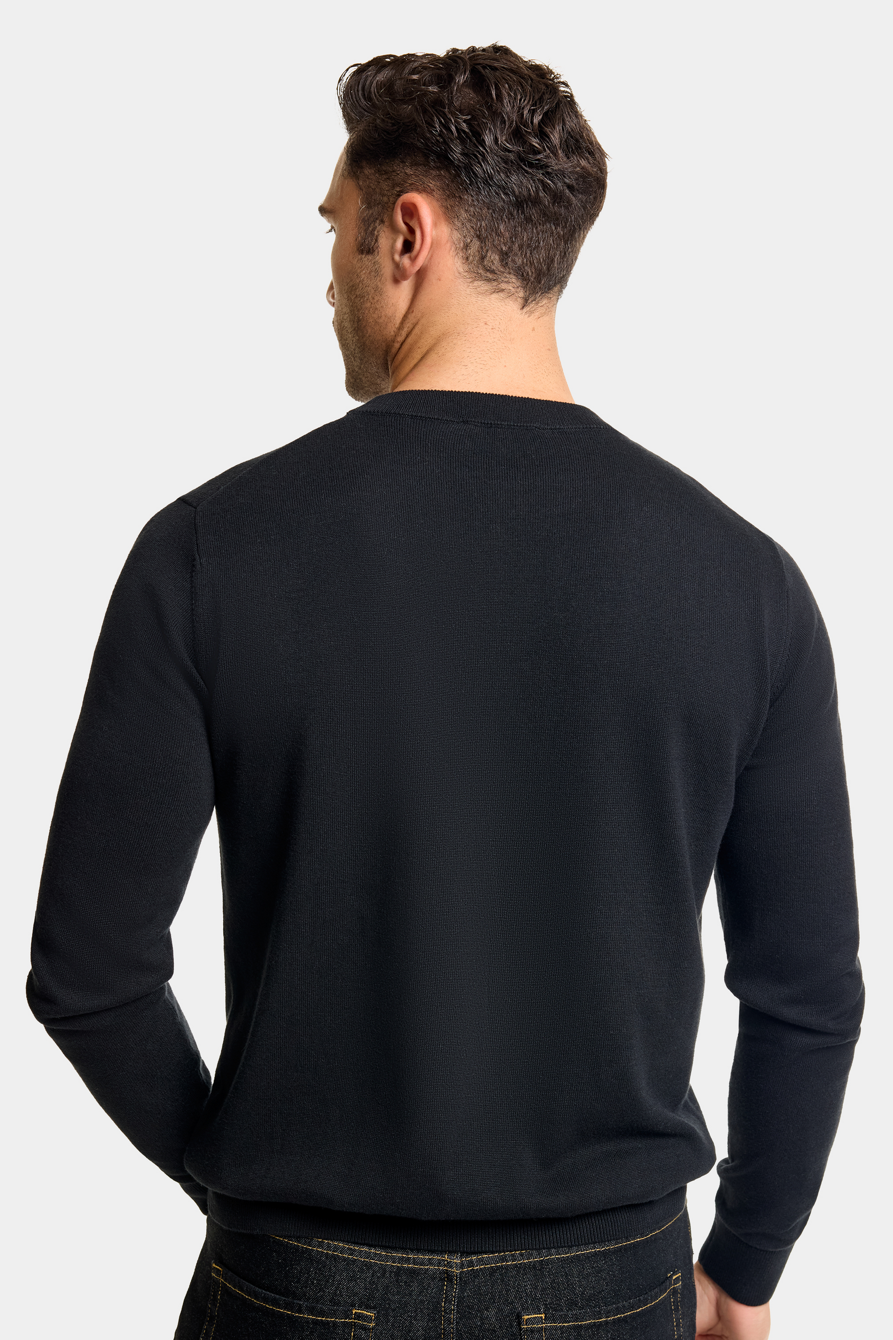 THE SANTONI CREWNECK SWEATER 2-PACK - Black / Mocca