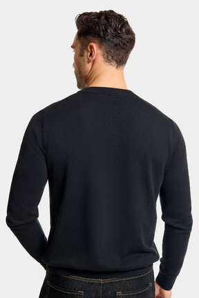 THE SANTONI CREWNECK SWEATER 2-PACK - Black / Mocca
