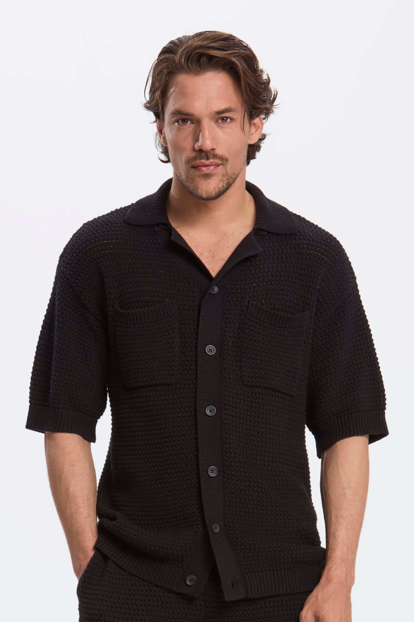 THE MATESE CROCHET SS SHIRT