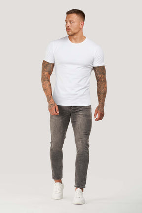 THE JAXON JEANS 2-PACK - Black / Dark Grey