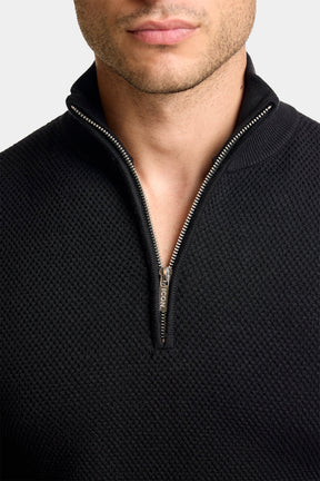 THE FABIO HALF ZIP SWEATER