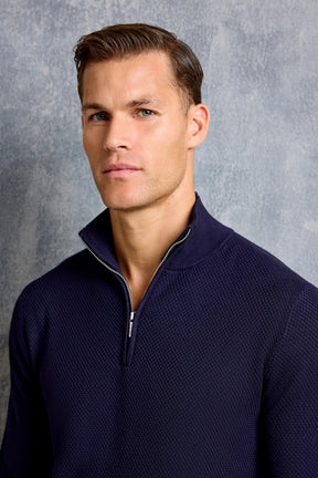 THE FABIO HALF ZIP SWEATER