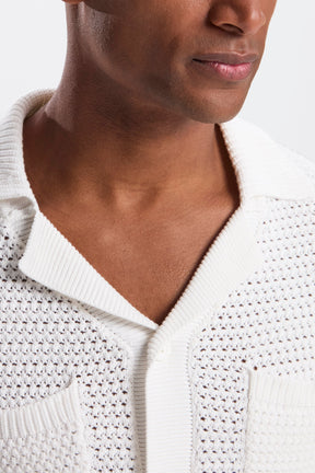 THE MATESE CROCHET SS SHIRT