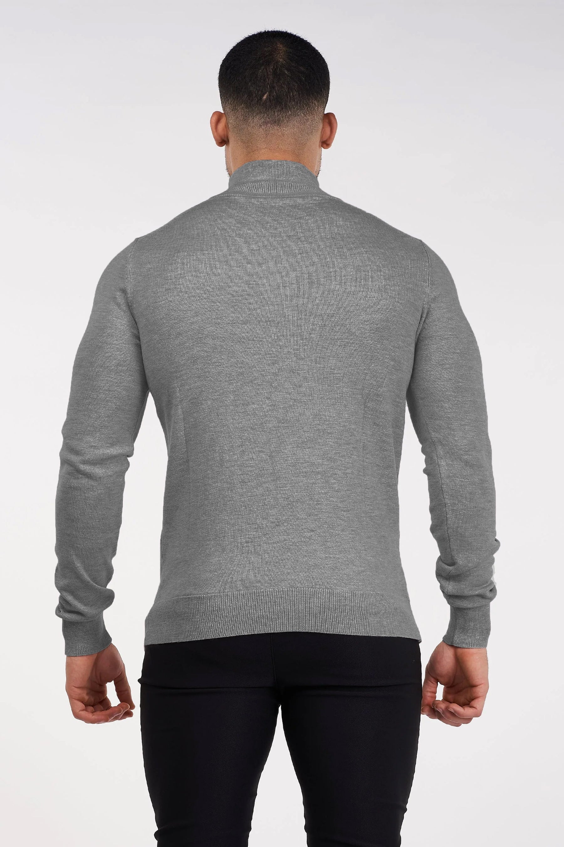 THE SANTONI HALF ZIP SWEATER