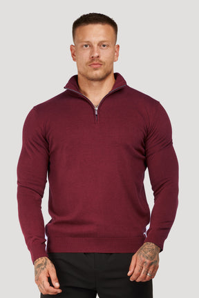 THE SANTONI HALF ZIP SWEATER