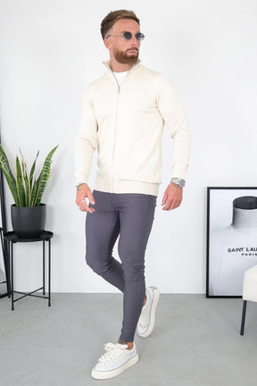 THE SANTONI FULL ZIP SWEATER