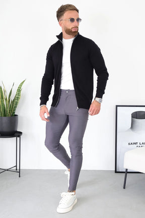 THE SANTONI FULL ZIP SWEATER