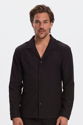 THE PLEATED LS SHIRT