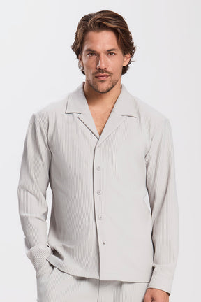 THE PLEATED LS SHIRT
