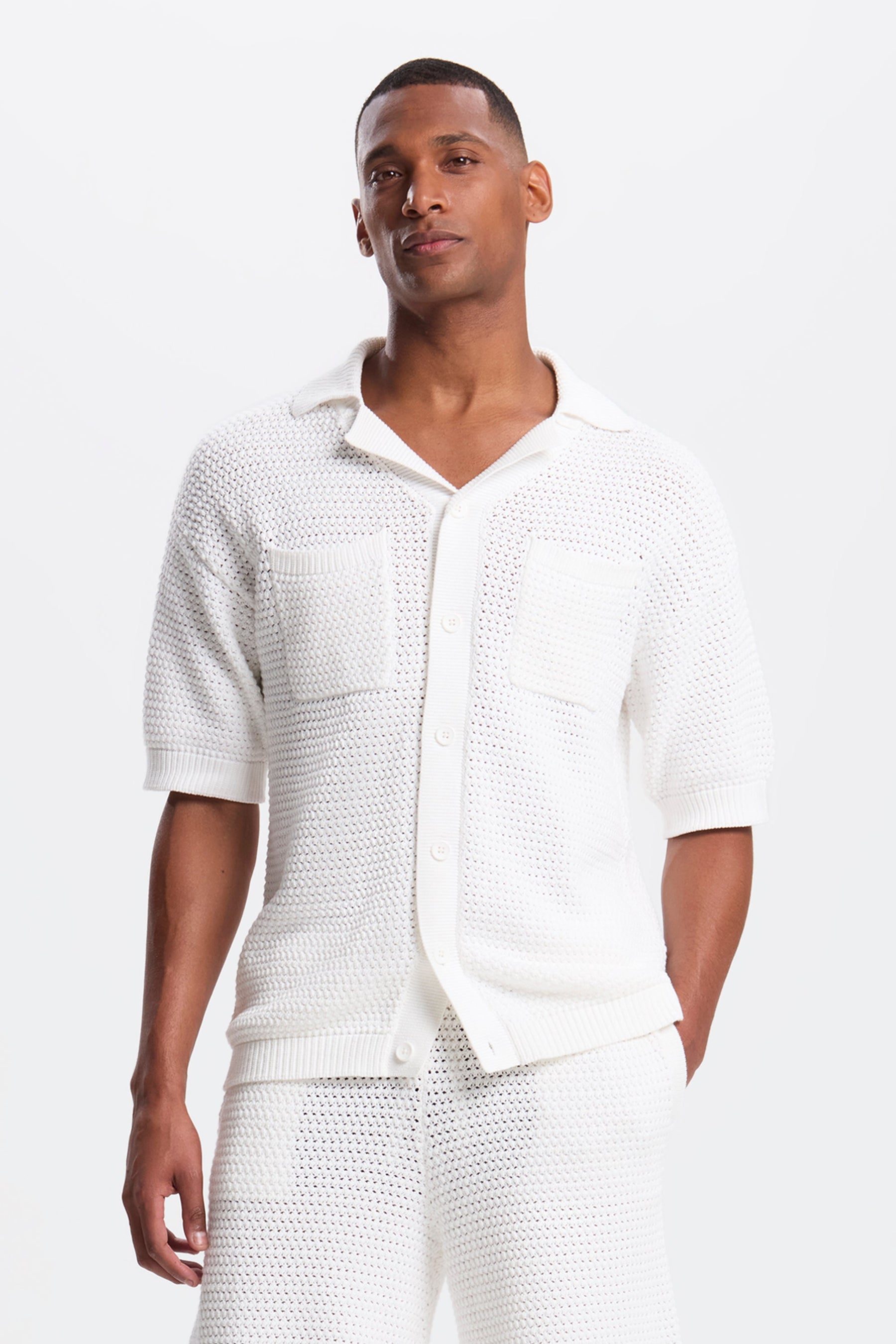 THE MATESE CROCHET SS SHIRT