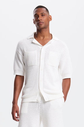 THE MATESE CROCHET SS SHIRT