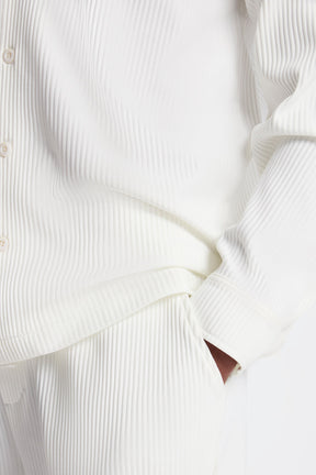 THE PLEATED LS SHIRT