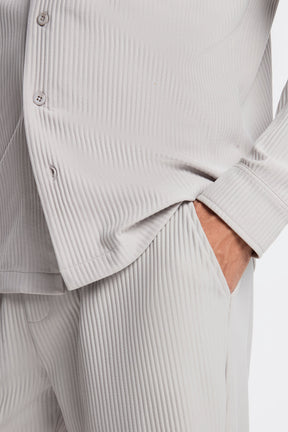 THE PLEATED LS SHIRT