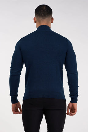 THE SANTONI HALF ZIP SWEATER