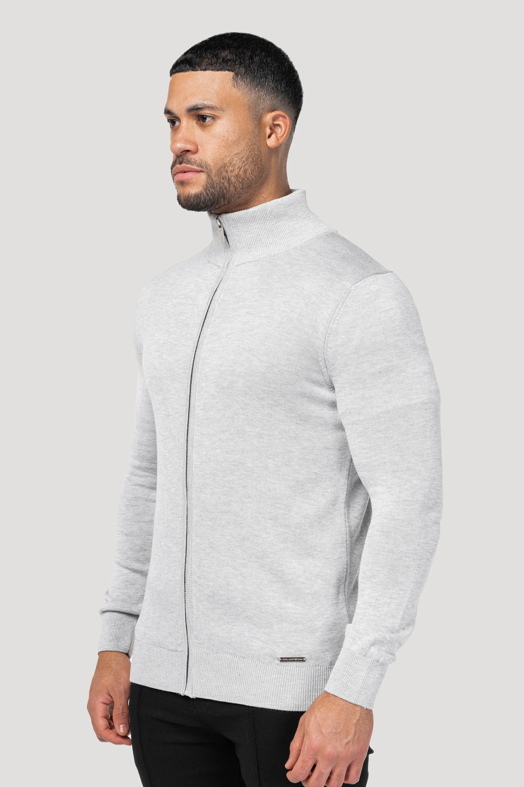 THE SANTONI FULL ZIP SWEATER