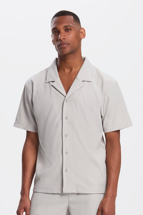 THE PLEATED SS SHIRT