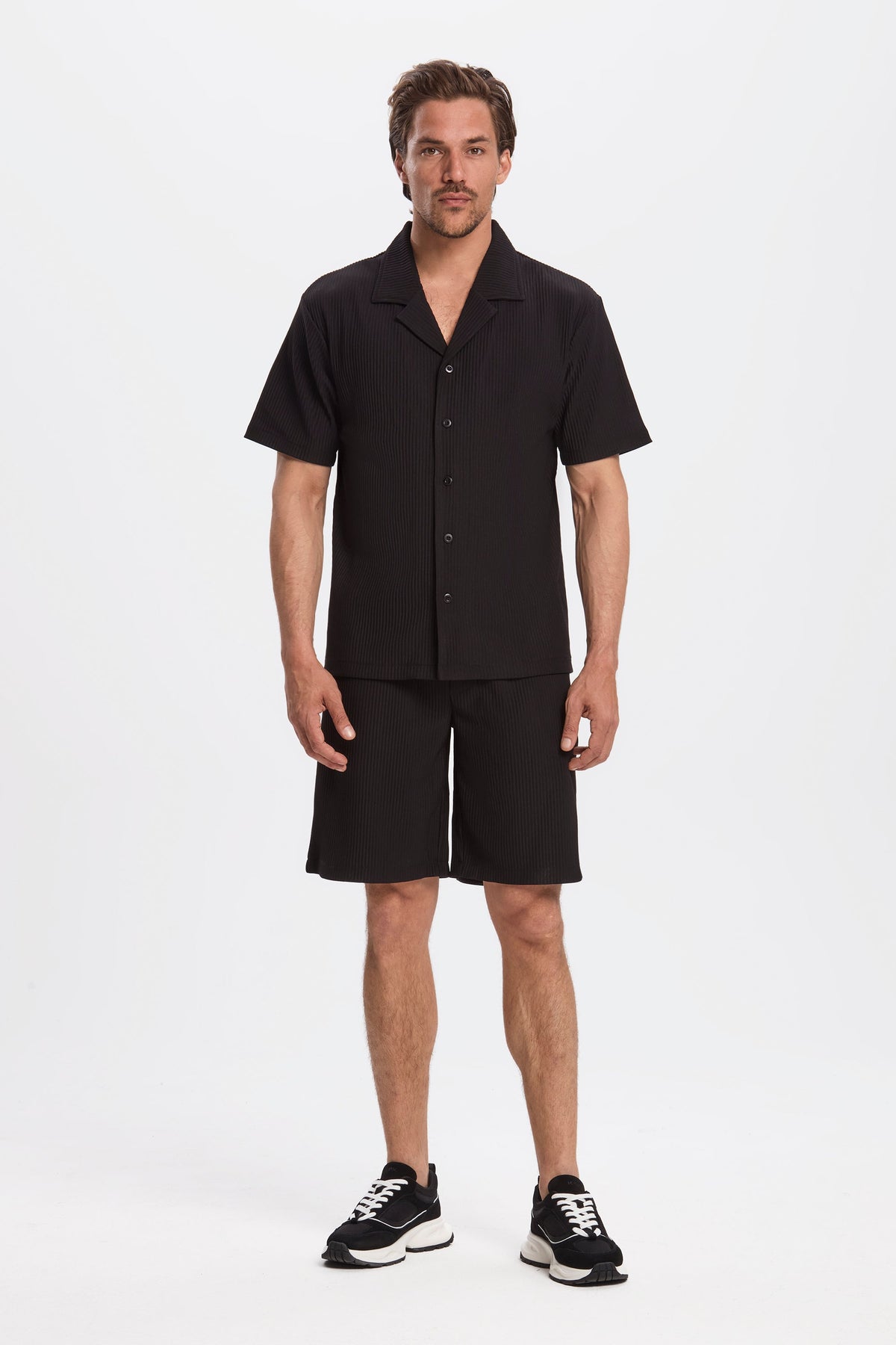 THE PLEATED SS SHIRT