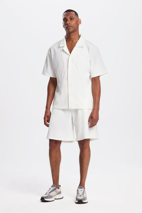 THE PLEATED SS SHIRT