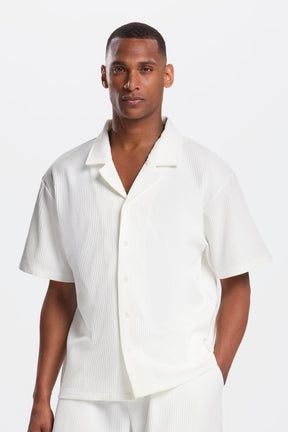 THE PLEATED SS SHIRT